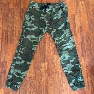 camo joggers